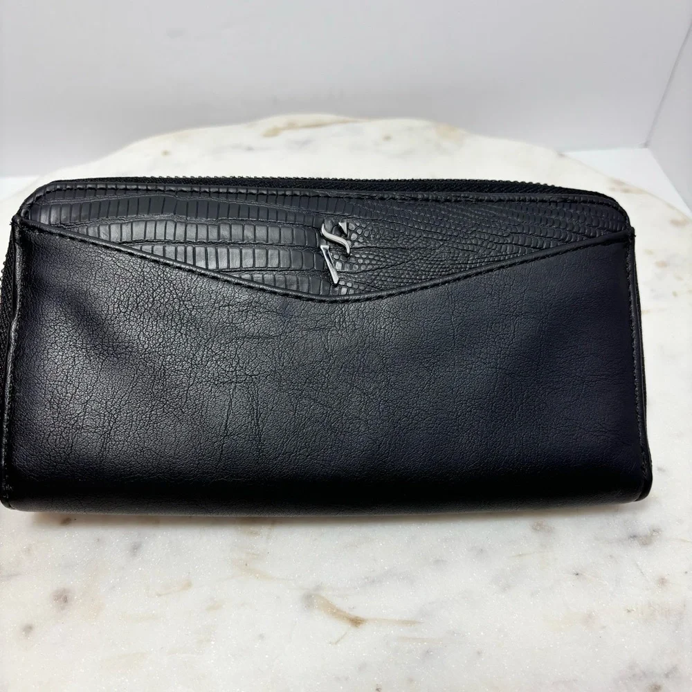 Simply Vera Vera Wang Signature Black Wallet‎